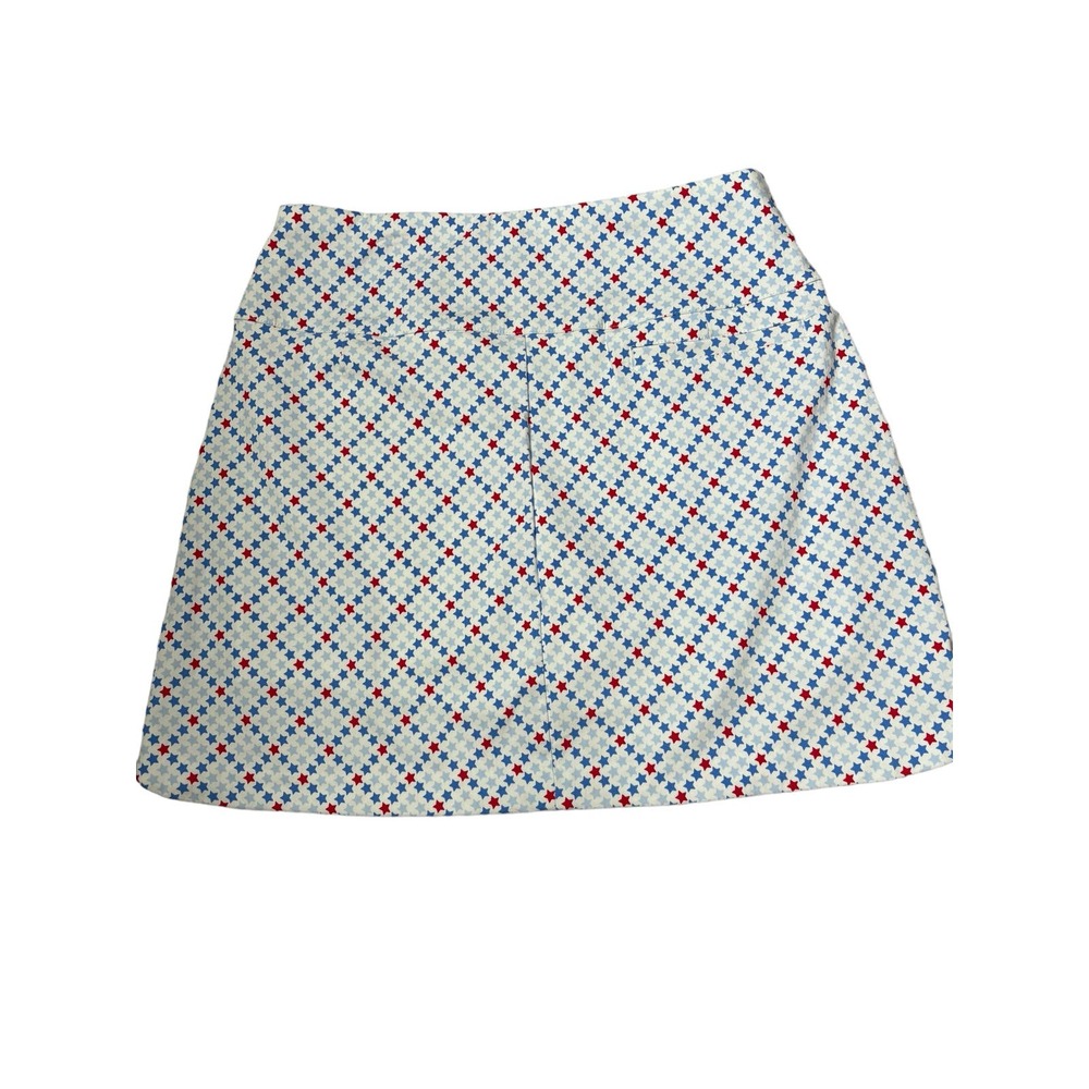 Lady Hagen NWOT Womens Tummy Control Skort Golf 17” Pull-On Stretch Star Print M - Picture 3 of 7